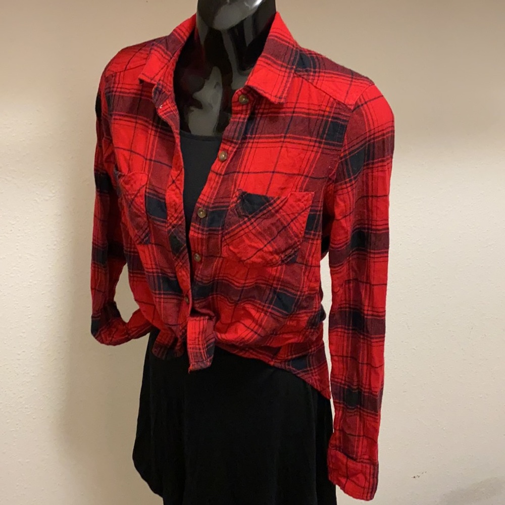 Abercrombie & Fitch flannel long sleeve shirt